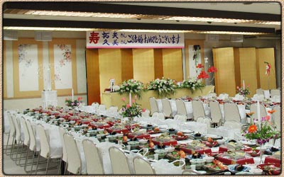 結婚披露宴会場